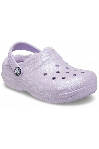 Crocs Saboti Crocs Classic Glitter Lined Clog Kids 28-29 EU - C11 US Mov - Lavender