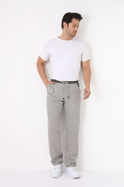 Cordial Men's Etamin Comfortable Seasonal 100% Cotton Elastic Waist Tracksuit