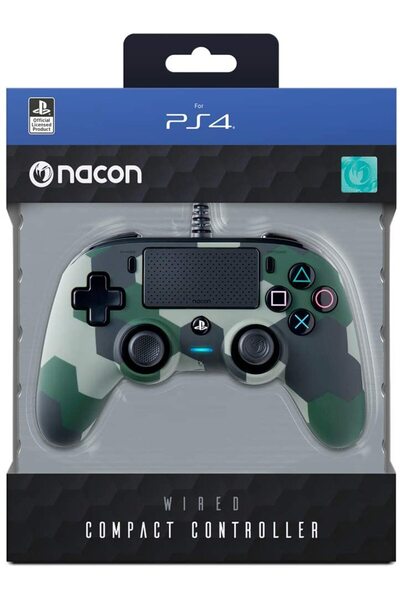 Nacon Nacon Official PS4 Wired Controller - Camo Green