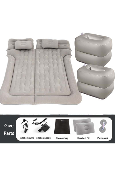 sharpdo مرتبة هوائية قابلة للنفخ من 9 قطع مع رصيفين للتخزين للسفر بالسيارة والتخييم 181 ألف