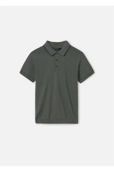 MAYORAL Tricou polo verde cu agenție Erkekçol 6129