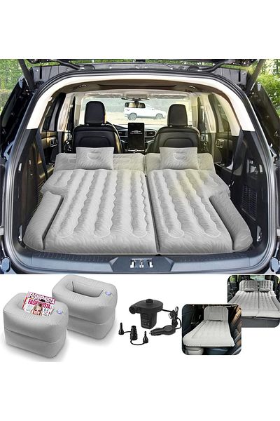 FlashHawk SUV Car Air Mattress, Grey