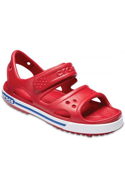 Crocs Sandale Crocs Crocband II Sandal Kids 22-23 EU - C6 US Rosu - Pepper/Blue Jean