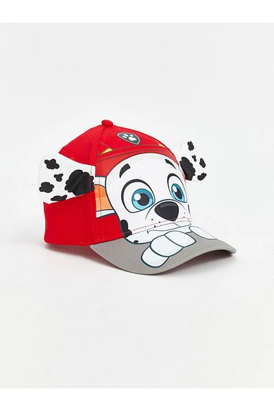 LC Waikiki إكسسوارات LCW قبعة للأولاد مطبوعة باللون الأحمر من Paw Patrol