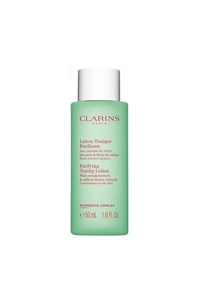 Clarins Purifying Toning Lotion - Trial Size 50ml | Travel-Friendly Refreshing Toner