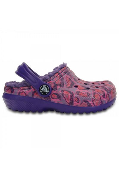 Crocs Saboti Classic Lined Graphic Clog Kids