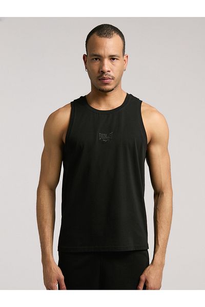 EVERLAST Ανδρικό αμάνικο μπλουζάκι Ever Essentials Regular μαύρο