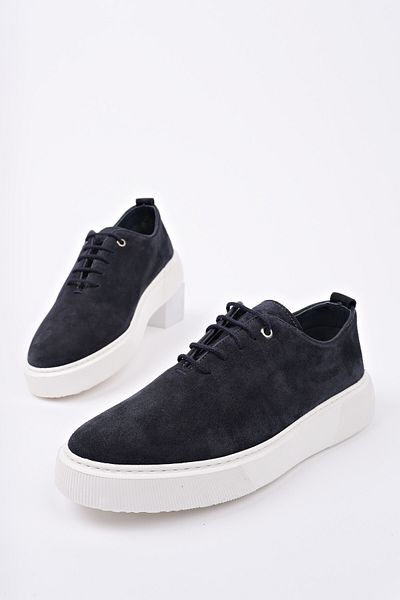 MUGGO Ανδρικά καθημερινά casual παπούτσια SEBASTIAN Lace-Up από γνήσιο δέρμα