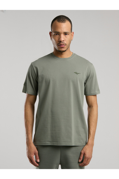 EVERLAST Ever Essentials Regular Khaki Men's T-Shirt