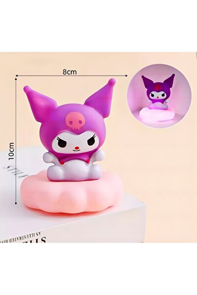 DEK Hello Kitty Mor Kuromi Bulut Gece Lambası LED Işıklı Dekoratif Masa Lamba...