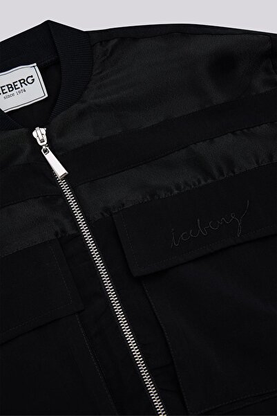 Iceberg BG Store Girl's Black Raincoat