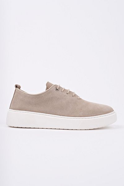 MUGGO Ανδρικά καθημερινά casual παπούτσια SEBASTIAN Lace-Up από γνήσιο δέρμα