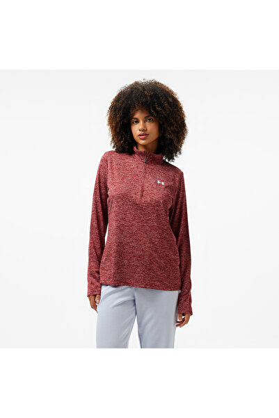 Under Armour Tech Kadın Bordo T-Shirt