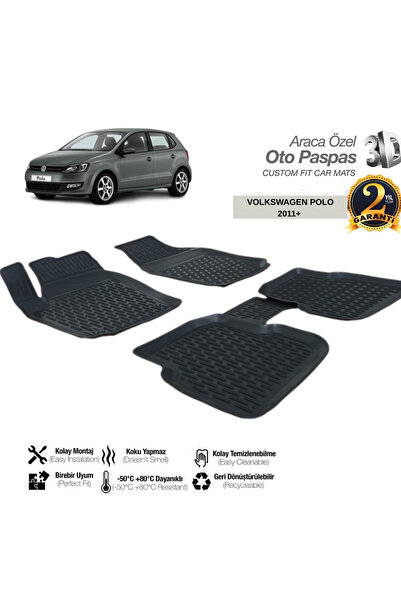 PERFLEX 3D PASPAS SİYAH VOLKSWAGEN POLO 2011+