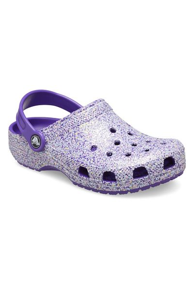 Crocs Saboti Classic Glitter Clog Kids