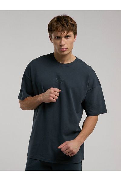 EVERLAST Ανδρικό μπλουζάκι Ever Relaxed Oversize Anthracite