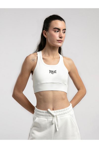 EVERLAST Ever Essentials White Women's Cotton Sports Bra