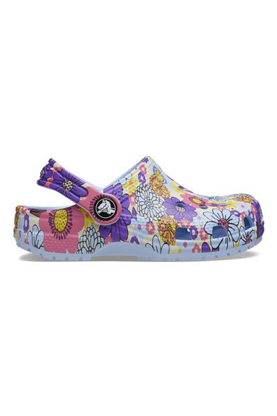 Crocs Saboti Classic Retro Floral Clog Kids