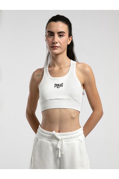 EVERLAST Ever Essentials White Women's Cotton Sports Bra
