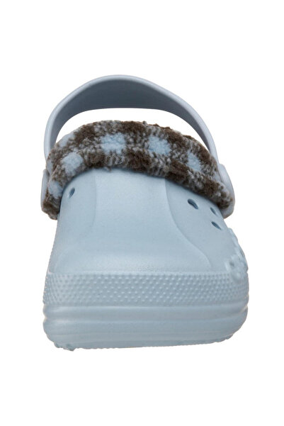 Crocs Saboti blitzen lumberjack plaid kids - sky blue/chocolate