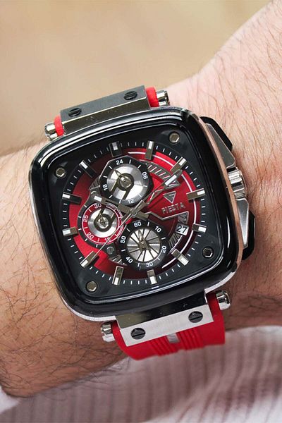 Fiesta Fs 600814   Men's Wrist Watch with Silicone Cord