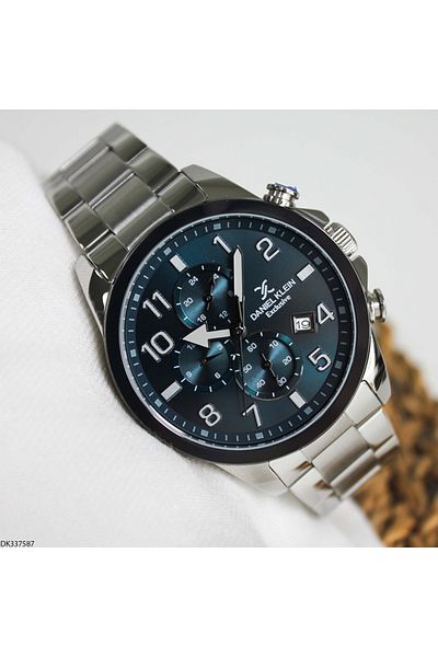 Daniel Klein Dk 337587   Men's Wrist Watch with Steel Cord