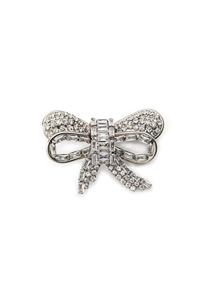 Machka Parlak taşlı broş