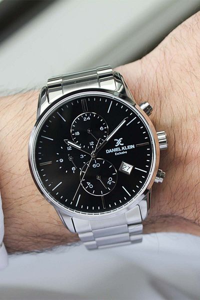 Daniel Klein Steel Cord Men's Wrist Watch