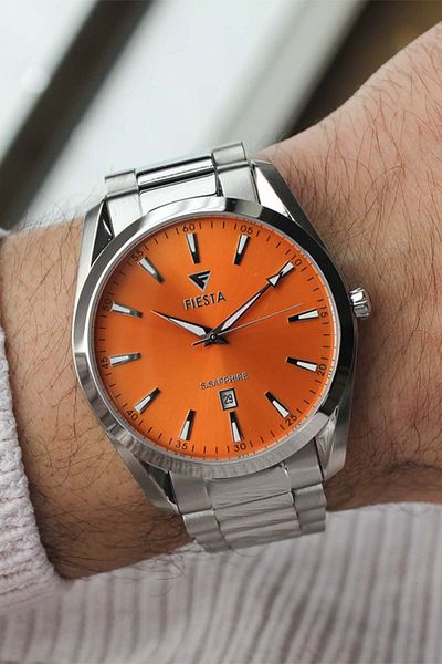 Fiesta Fs 600922   Men's Wrist Watch with Steel Cord