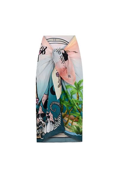 PleasureOfSilk Mitologia Pareo din bumbac pur