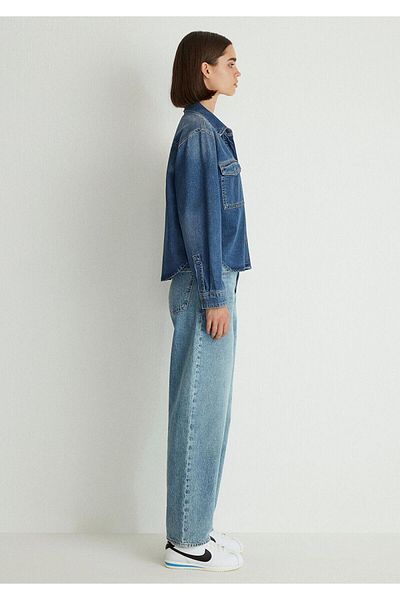Mavi M. 1210820 -87817 Cămașă de jeans pentru femei Tia Mid Blue Denim