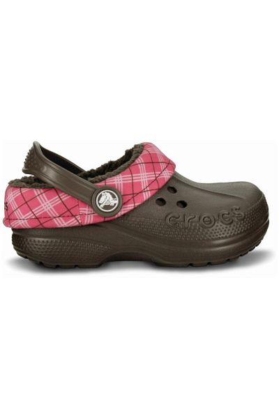 Crocs Saboti Crocs Blitzen Winter Plaid Kids 29-31 EU - C12-13 US Maro - Espresso/Blush