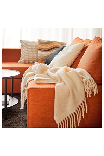 IKEA Throw Pillow Cover, Beige-Multicolored, 50X50 cm