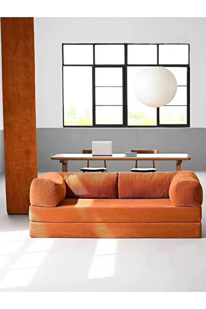 LUEN HOME Cozyy - Yatak Olabilen Aktivite Koltuğu 100x200 22dns Sünger Kiremit