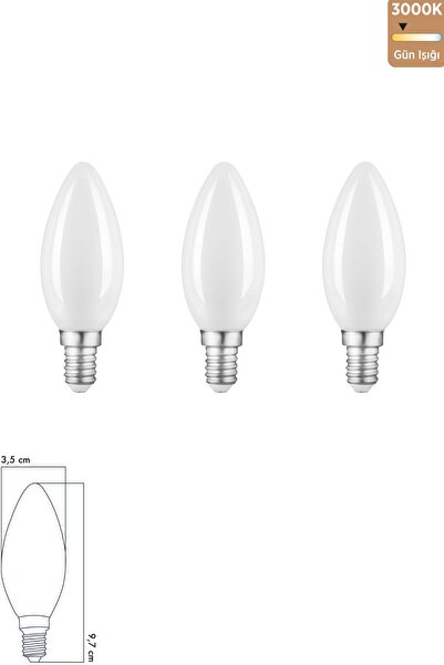Heka Rustik Led Ampul 6W 3000K E14 Gün Işığı ERD-237