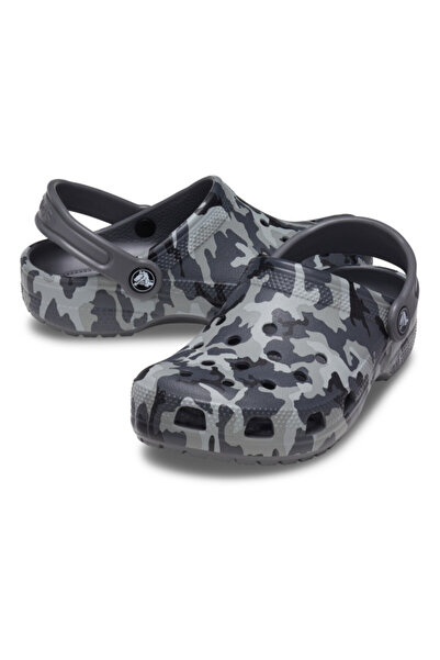 Crocs Saboti classic camo clog kids - black/grey