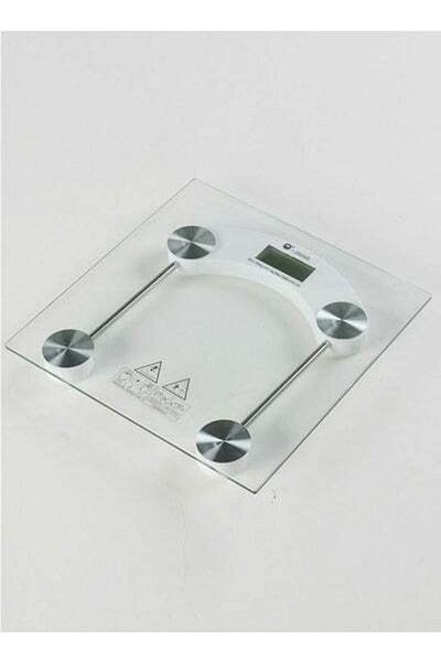 HALAMODO Multifunction Digital Weighing Scale White Silver 30 30 3.5CM