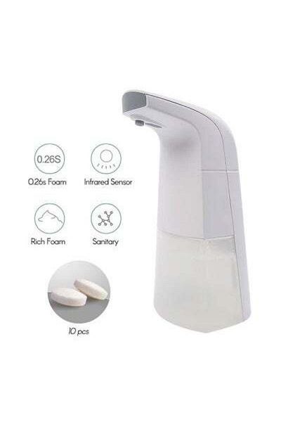 HALAMODO Automatic Foaming Soap Dispenser White 21cm