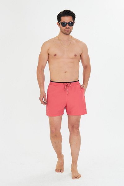 Enrico Ferry Men's Swim Shorts Swimsuit Coral 3270-C