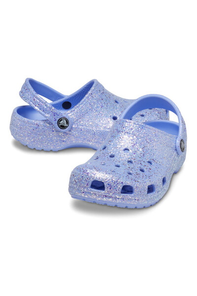 Crocs Saboti classic glitter clog kids - moon jelly