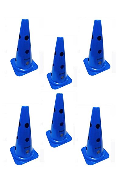 AVESSA Hn-38-2 Delikli Antrenman Hunisi 38 Cm Mavi 6lı