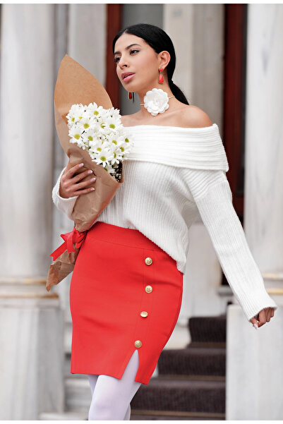 Park Karon Madonna Collar Casual Knitwear Sweater