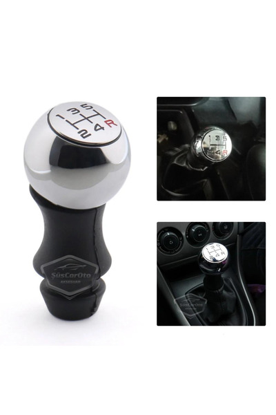 ŞüsCarOto Aksesuar Citroen C Elysee 2012-2023 Metal Gövdeli Spor Vites Topuzu...