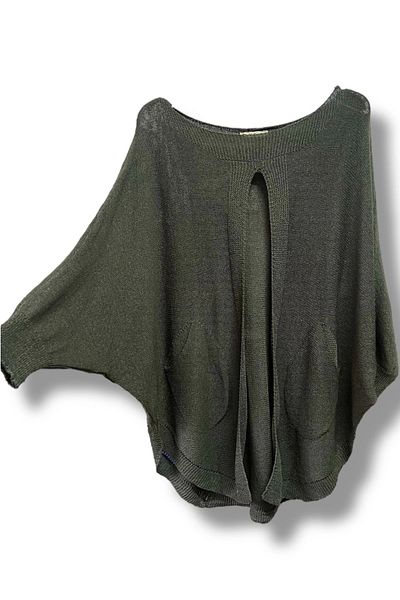 Butik Mercerized Two Pocket Cardigan