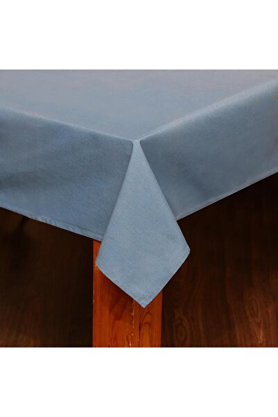 Missi Mavi Pamuklu Masa Örtüsü (140x180)