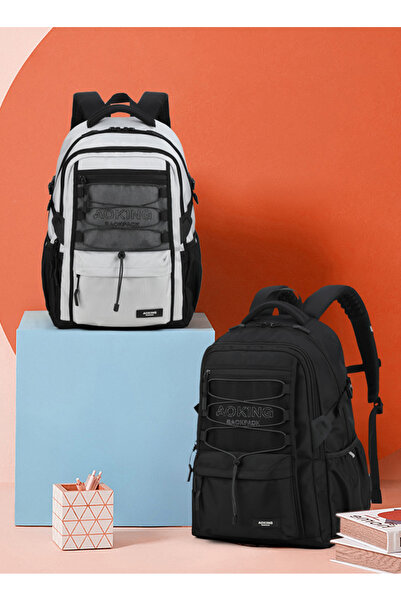 ETG Men's Fashion Business Travel Casual Backpack 33*19*47.5CM