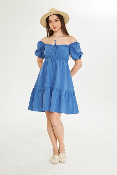 Kutaf Φόρεμα με ελαστική μέση Ice Poplin