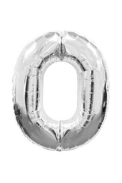 HALAMODO Number 0 Helium Party Balloon 16inch