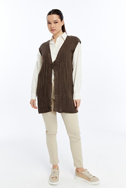 larocci Γυναικείο αθλητικό γιλέκο με κορδόνια με λαιμόκοψη σε σχήμα V