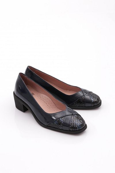 DGN Pantofi de dama cu toc inalt din piele naturala lacuita din piele lacuita sarpe 2321453